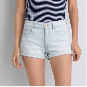 LOWEST PRICE 🌸 AEO Denim X Hi-Rise Shorts